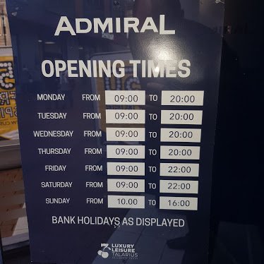 Admiral Casino: Macclesfield